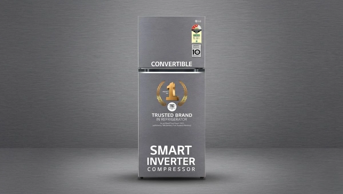 LG 343 L Frost Free Double Door 3 Star Refrigerator